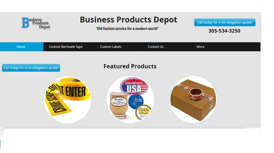 Business Product Depot : personalized barricade tape